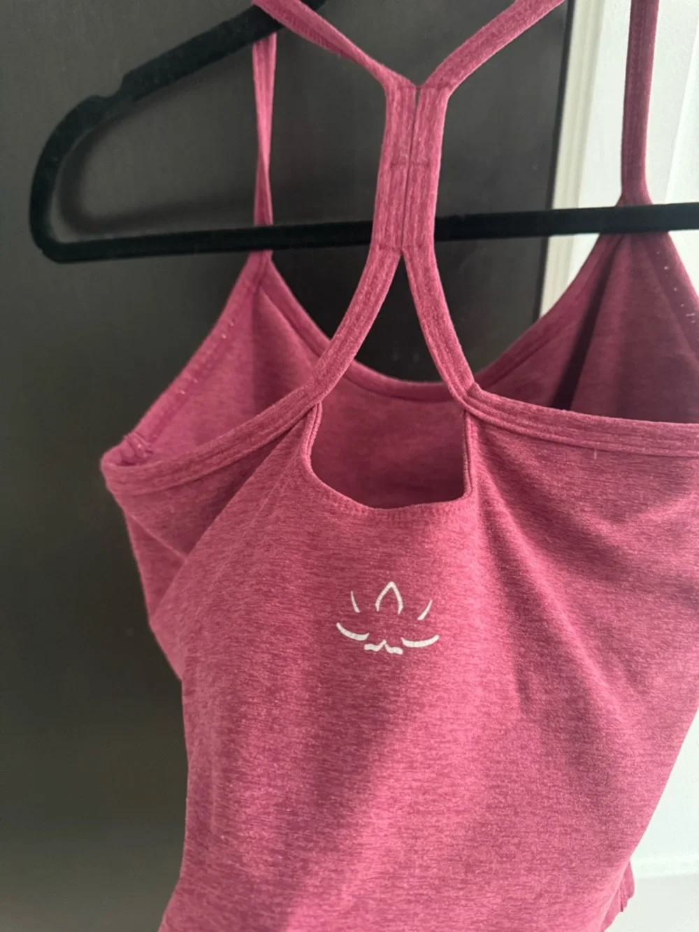 Spacedye Slim racerback cropped tank - Picture 4 of 6